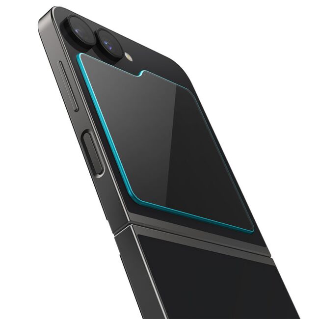 [Pachet 2x] Folie Samsung Galaxy Z Flip 6 Spigen Glas.tR EZ Fit, transparenta
