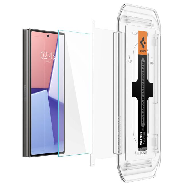[Pachet 2x] Folie Samsung Galaxy Z Fold 6 Spigen Glas.tR EZ Fit, transparenta
