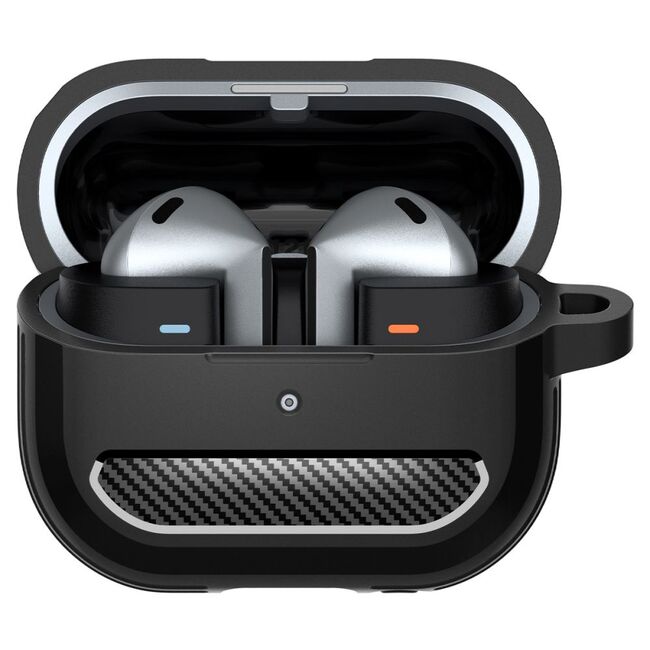Husa Spigen - protection case rugged armor - pentru Samsung Galaxy Buds 3 / 3 Pro, carbine clip - negru
