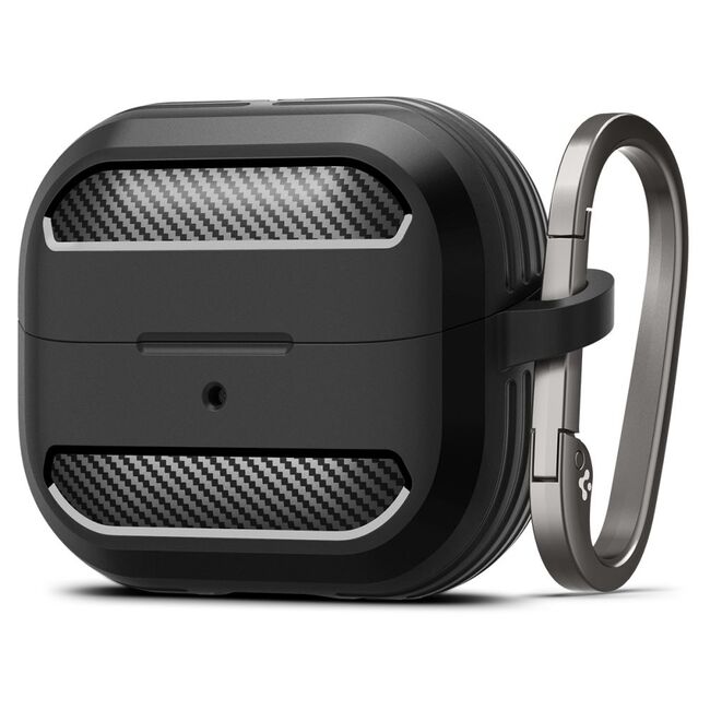 Husa Spigen - protection case rugged armor - pentru Samsung Galaxy Buds 3 / 3 Pro, carbine clip - negru
