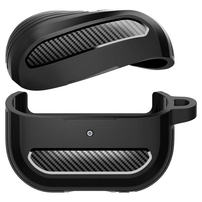 Husa Spigen - protection case rugged armor - pentru Samsung Galaxy Buds 3 / 3 Pro, carbine clip - negru