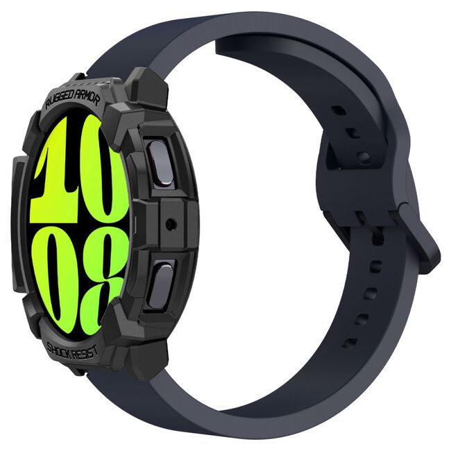 Carcasa Spigen - rugged armor - samsung galaxy watch7 44mm - negru