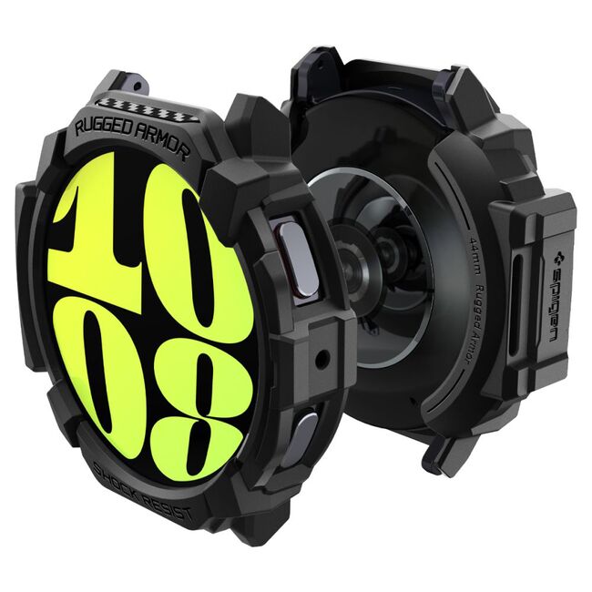 Carcasa Spigen - rugged armor - samsung galaxy watch7 44mm - negru