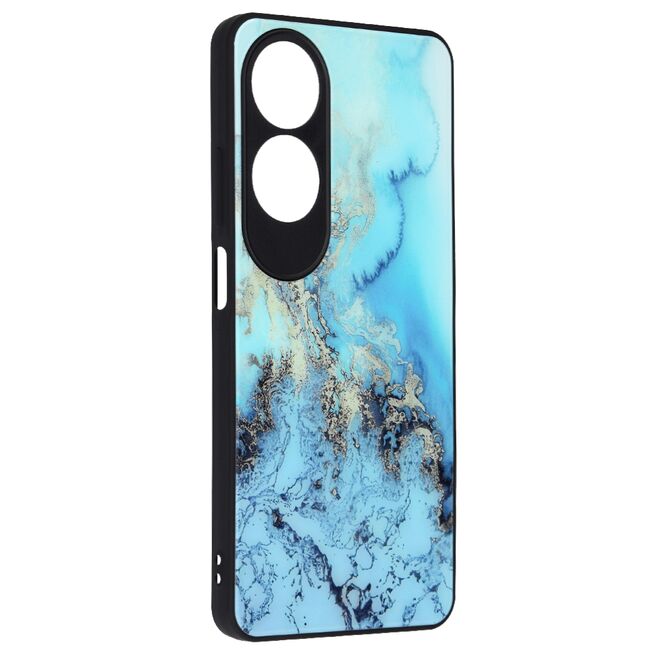 Husa Oppo A60 Techsuit Glaze, Blue Ocean