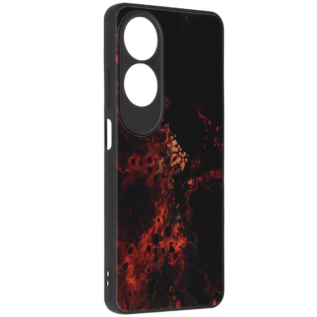 Husa Oppo A60 Techsuit Glaze, Red Nebula