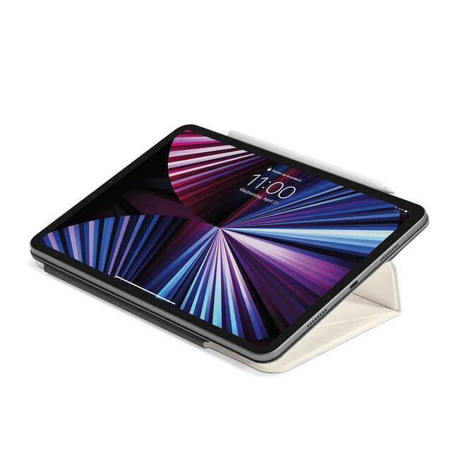 Husa pentru iPad Air 11 (2024) Tomtoc - inspire mode folio (b52a2w1) - ivory white