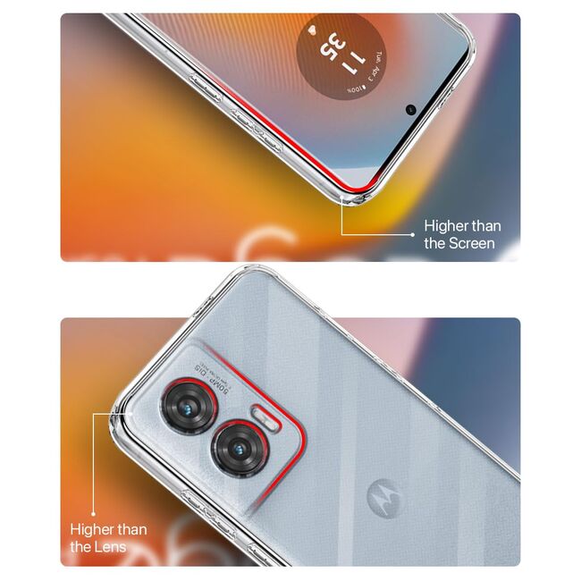 Husa pentru Motorola Edge 50 Fusion Anti-Shock 1.5mm cu protectie lentile, transparent