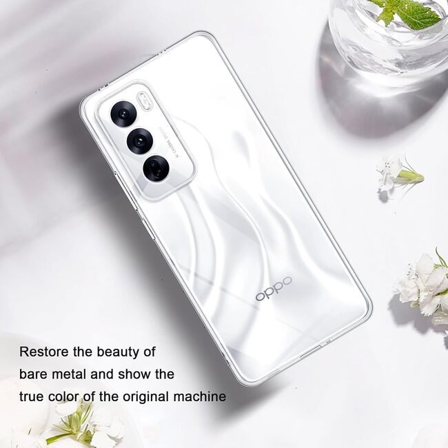 Husa pentru Oppo Reno 12 Anti-Shock 1.5mm, protectie lentile, transparent