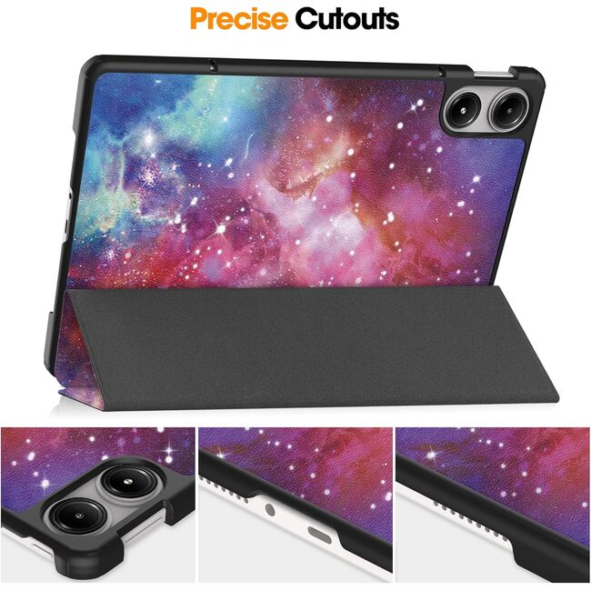 Husa Xiaomi Redmi Pad PRO 12.1 inch UltraSlim de tip stand functie sleep/wake-up, galaxy