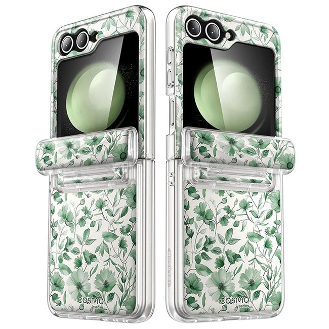 Husa Samsung Galaxy Z Flip 6 I-Blason Cosmo, Green Floral