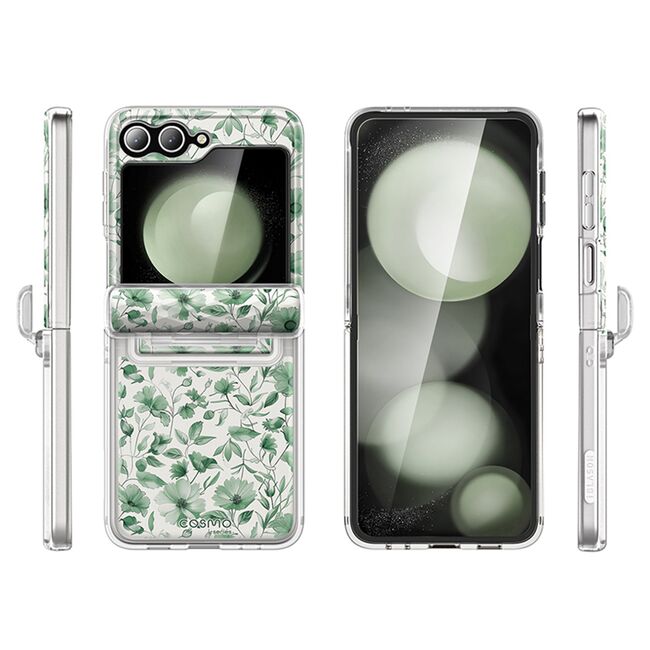 Husa Samsung Galaxy Z Flip 6 I-Blason Cosmo, Green Floral