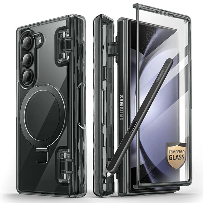 Husa Samsung Galaxy Z Fold 6 I-Blason Cosmo Pro MagSafe, Frost Black