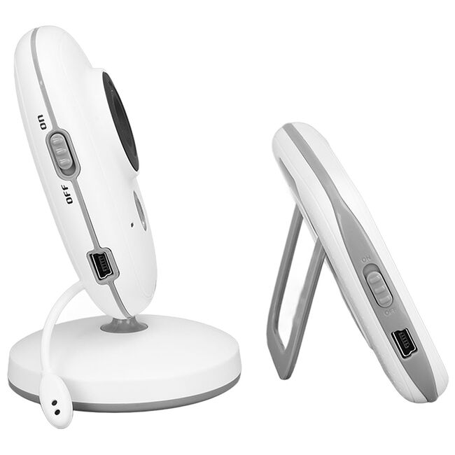 Baby Monitor Wireless, supraveghere audio si video pentru bebelusi, Ecran 3.2 inch clear view, audio bidirectional, push to talk, IR Night Vision, Monitorizare Temperatura, cantece de leagan