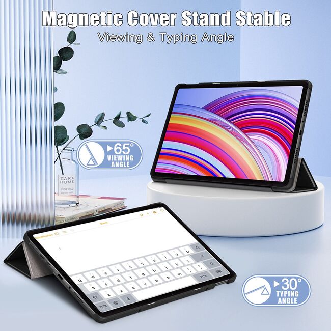 Husa pentru Xiaomi Redmi Pad PRO 12.1 inch UltraSlim de tip stand functie sleep/wake-up, unicorn