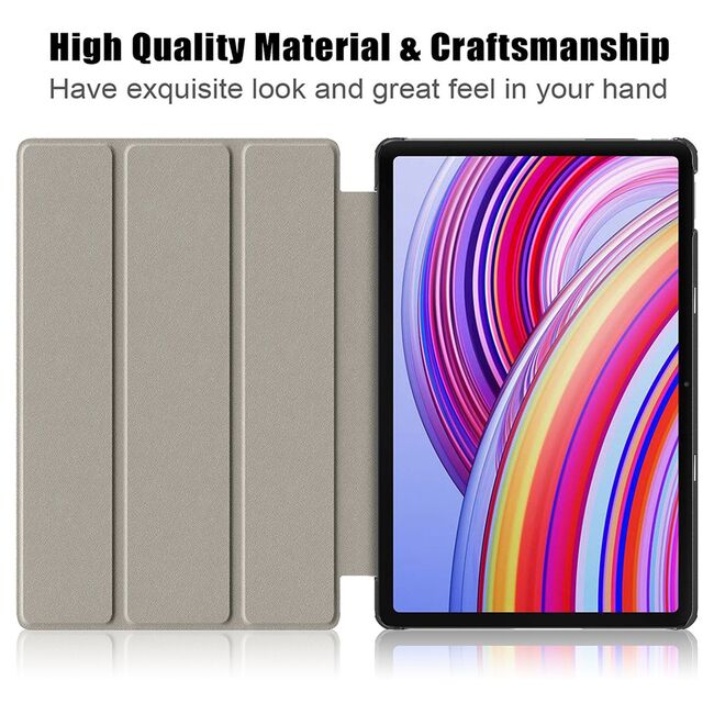 Husa pentru Xiaomi Redmi Pad PRO 12.1 inch UltraSlim de tip stand functie sleep/wake-up, graffiti