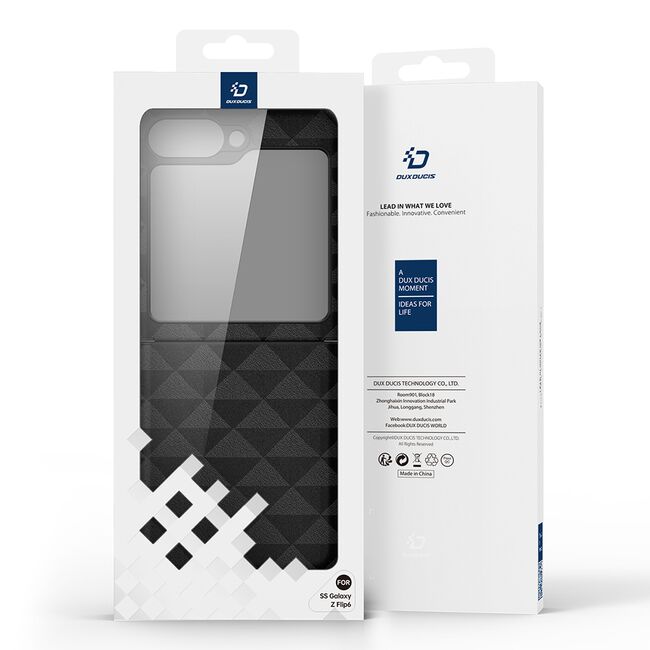 Husa Samsung Galaxy Z Flip 6 Dux Ducis Fitt, albastru