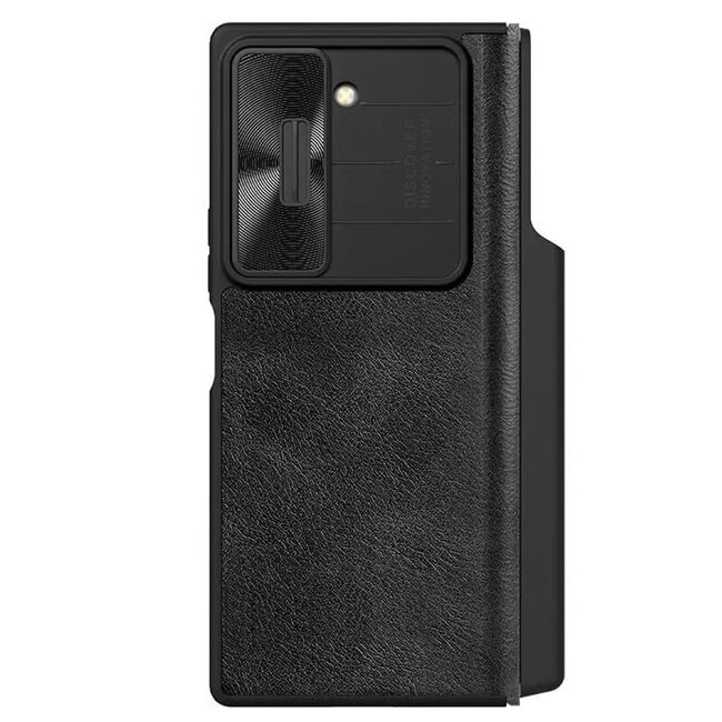 Husa Samsung Galaxy Z Fold 6 Nillkin Qin Pro Leather, negru