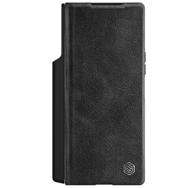 Husa Samsung Galaxy Z Fold 6 Nillkin Qin Pro Leather, negru