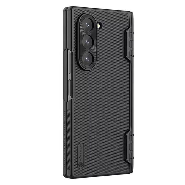 Husa Samsung Galaxy Z Fold 6 Nillkin Super Frosted Shield Magnetic, negru