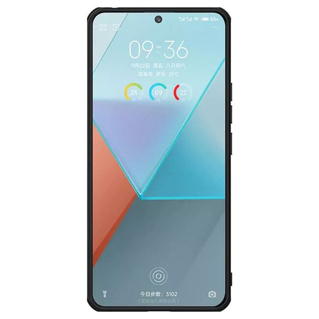 Husa Xiaomi Redmi Note 13 Pro 5G Nillkin Super Frosted Shield Pro, negru