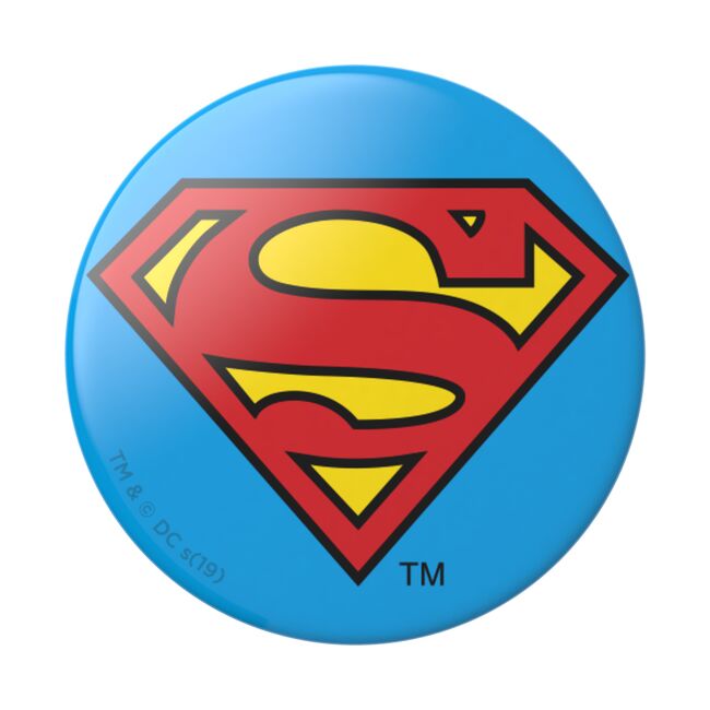 Popsockets original, suport cu functii multiple, Justice League Superman Icon