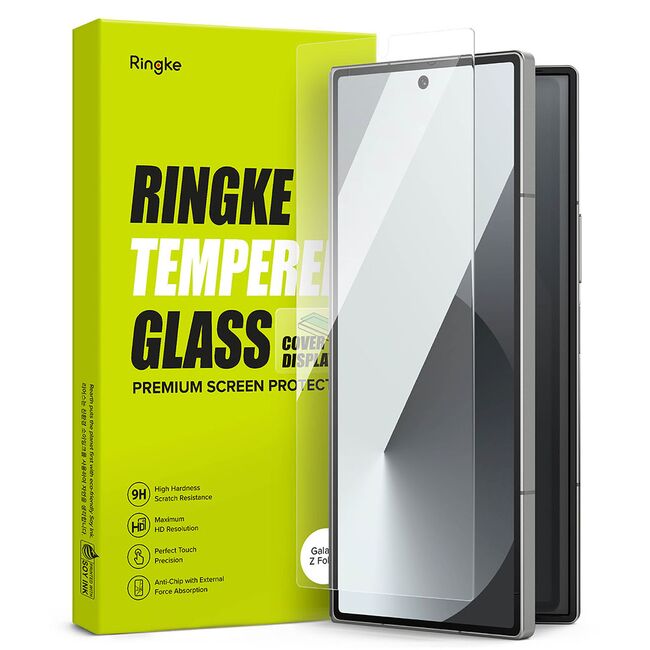 [Pachet 2x] Folie sticla Samsung Galaxy Z Fold 6 Ringke Cover Display Tempered Glass, transparenta