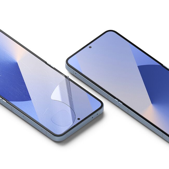 Pachet 2 x folie pentru Samsung Galaxy Z Flip 6 Easy Film Full Coverage, transparenta