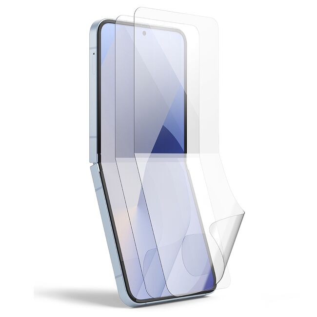 Pachet 2 x folie pentru Samsung Galaxy Z Flip 6 Easy Film Full Coverage, transparenta