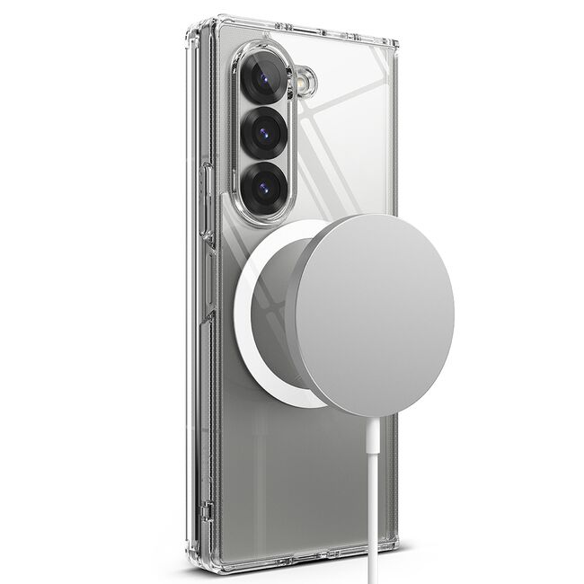 Husa Samsung Galaxy Z Fold 6 Ringke Fusion Magnetic, transparenta