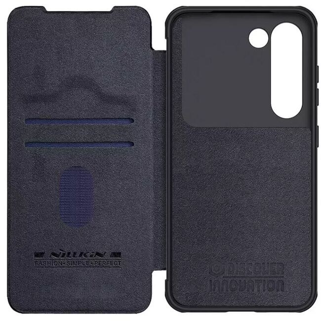 Husa Samsung Galaxy S23 Plus Nillkin QIN Pro Leather, negru