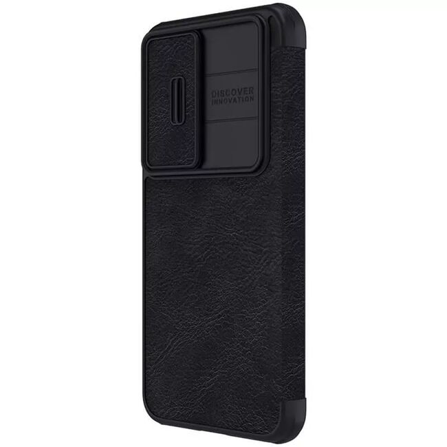 Husa Samsung Galaxy S23 Plus Nillkin QIN Pro Leather, negru