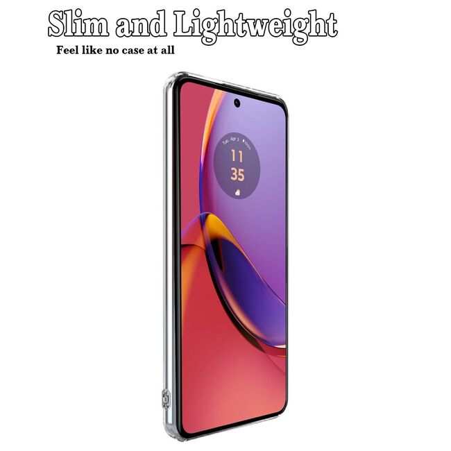 Husa pentru Motorola Moto G85 Anti-Shock 1.5mm cu protectie lentile, transparent