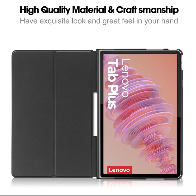 Husa pentru Lenovo Tab Plus 11.5, cu functie wake-up/sleep, tip stand, unicorn