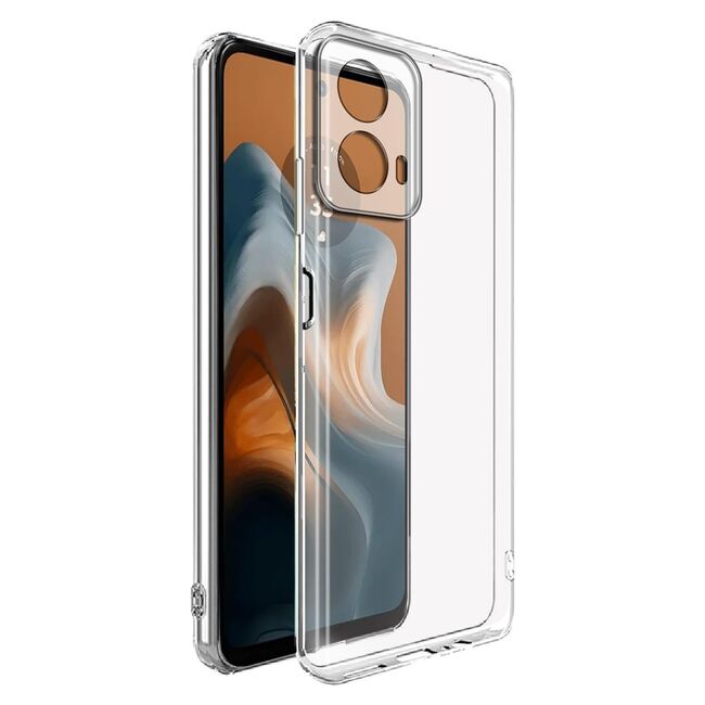 Husa pentru Motorola Moto G85 Anti-Shock 1.5mm cu protectie lentile, transparent