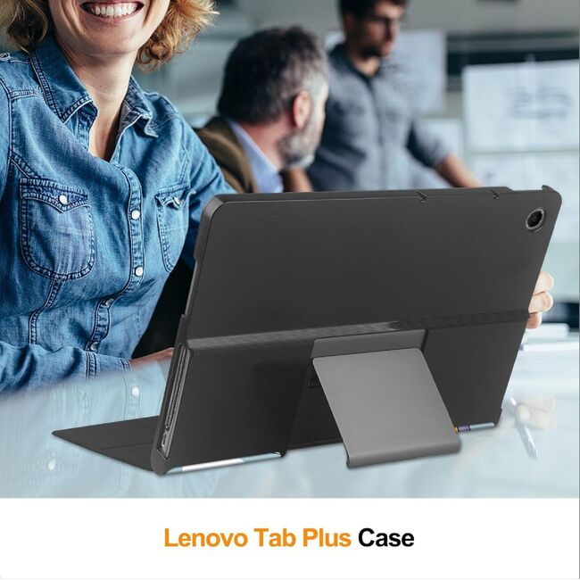 Husa pentru Lenovo Tab Plus 11.5, cu functie wake-up/sleep, tip stand, unicorn