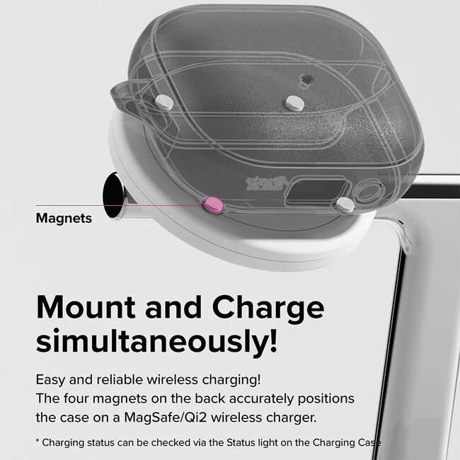Husa Samsung Galaxy Buds 3 / 3 Pro Ringke Onyx Magnetic, negru