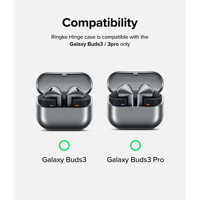 Husa Samsung Galaxy Buds 3 / 3 Pro Ringke Onyx Magnetic, negru