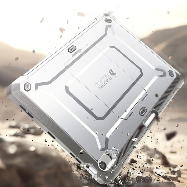 Husa iPad Air 11 Air 11 2024 / 2025​ M2, M3 Supcase Unicorn Beetle Pro, alb