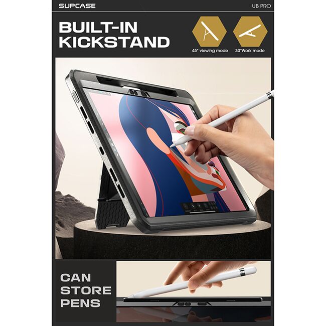 Husa iPad Pro 11 (2024) Supcase Unicorn Beetle Pro, guldan