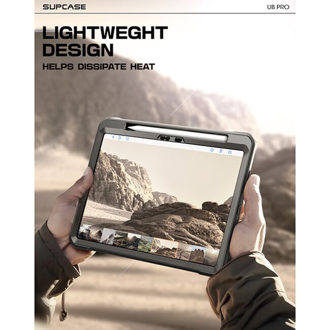 Husa iPad Pro 11 (2024) Supcase Unicorn Beetle Pro, guldan
