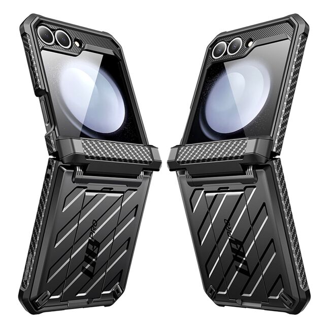 Husa Samsung Galaxy Z Flip 6 Supcase Unicorn Beetle Pro, negru