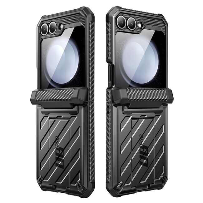 Husa Samsung Galaxy Z Flip 6 Supcase Unicorn Beetle Pro, negru