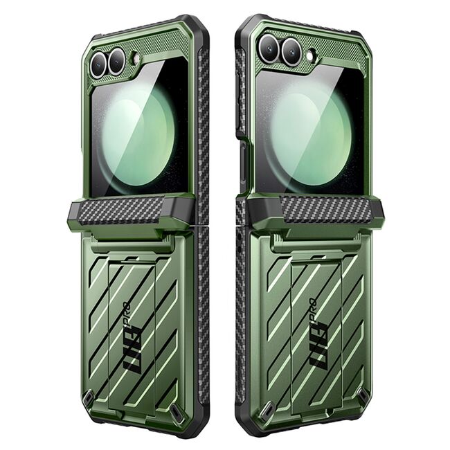 Husa Samsung Galaxy Z Flip 6 Supcase Unicorn Beetle Pro, verde