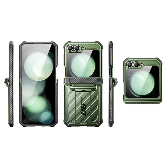 Husa Samsung Galaxy Z Flip 6 Supcase Unicorn Beetle Pro, verde