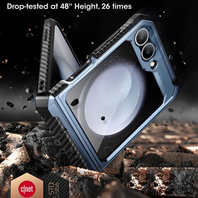 Husa Samsung Galaxy Z Flip 6 Supcase Unicorn Beetle Pro, tilt