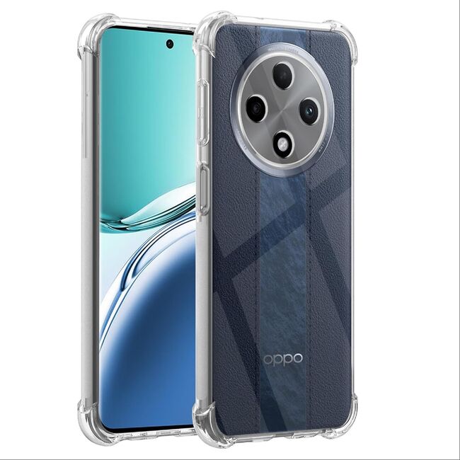 Husa pentru Oppo Reno 12F,  Reno 12FS Anti-Shock 1.5mm reinforced 4 corners, transparent