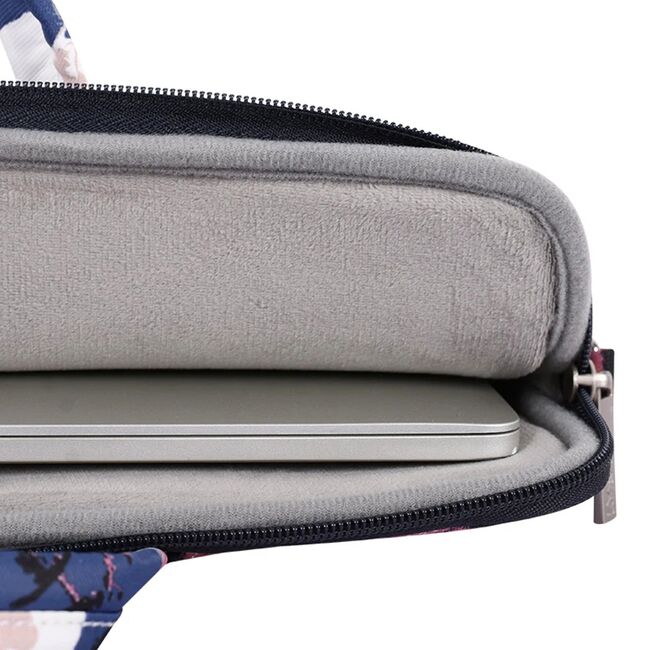 Geanta pentru laptop 13 - 14 inch MacBook, Microsoft, Dell, HP, Lenovo, eleganta si subtire, protectie sporita, albastru