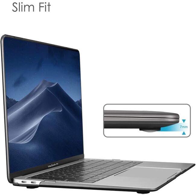 Carcasa pentru MacBook Air 13 M1 Hard Shell Frost, negru mat
