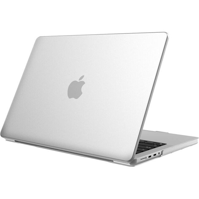 Carcasa pentru Macbook Pro 14 inch (2023/2022/2021) M1 / M2 / M3 Pro / Max Hard Shell Frost, transparent mat