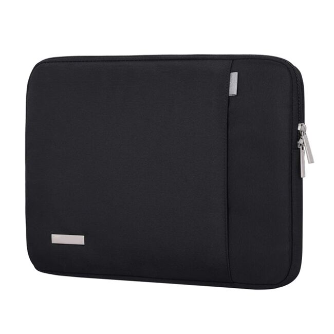 Husa pentru laptop 13 - 14 inch MacBook, Microsoft, Dell, HP, Lenovo, eleganta si subtire, protectie sporita, negru